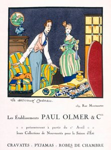 Advertisement for Paul Olmer